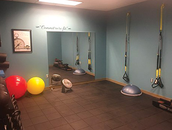 Personal Training Room at our Wellness Center