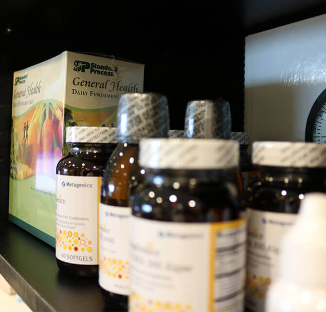 nutritional supplements available at Living Well Balanced